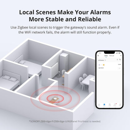 Sensor de fugas de agua Sonoff SNZB-05P Zigbee