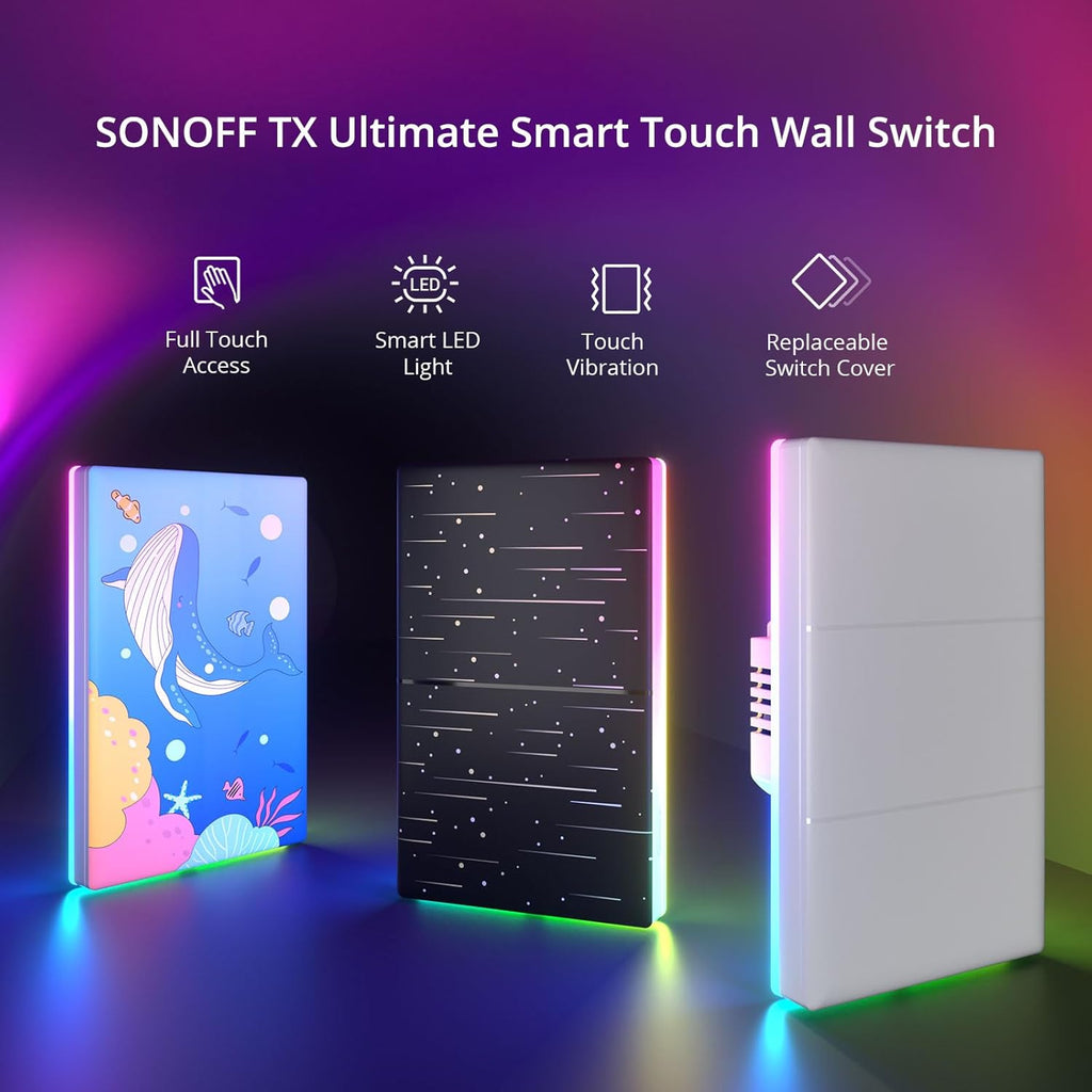 Interruptor Inteligente Sonoff Tx Ultimate T5 Wifi