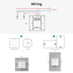 Interruptor Inteligente Sonoff Tx Ultimate T5 Wifi