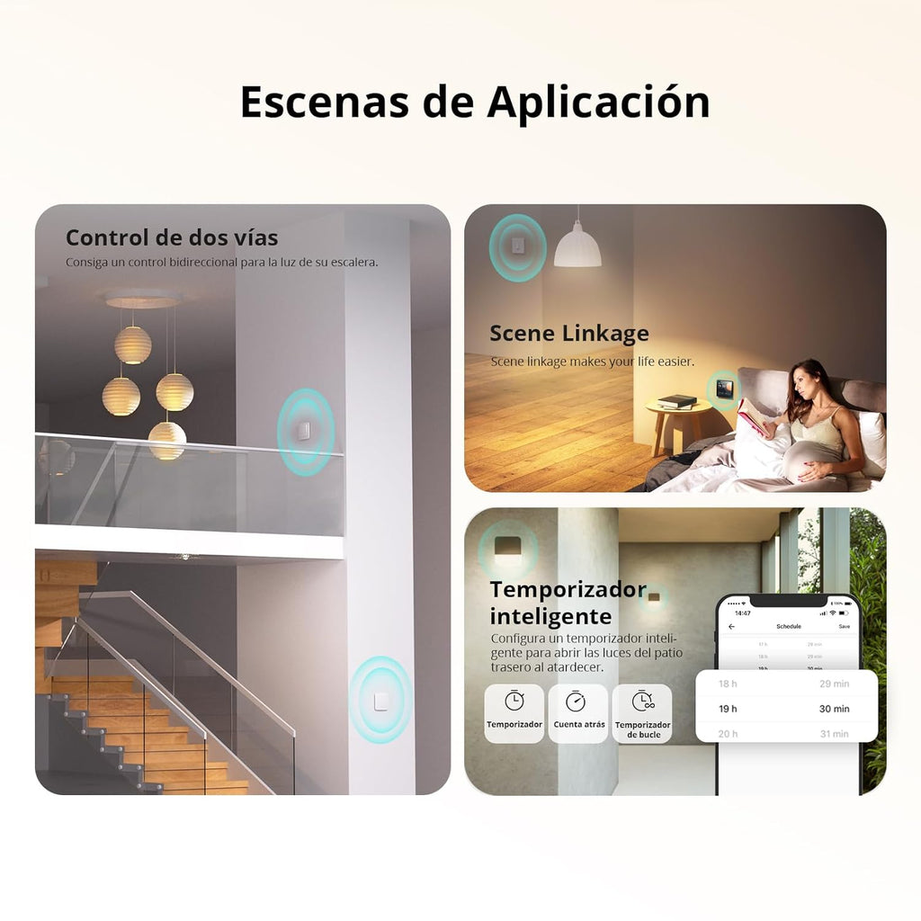 Interruptor inteligente Zigbee Sonoff ZBMINIL2 sin neutro