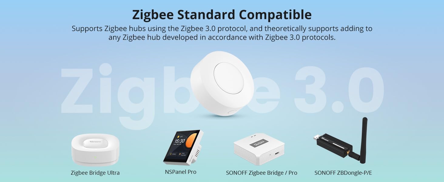 Botón inalámbrico SONOFF Zigbee SNZB-01P