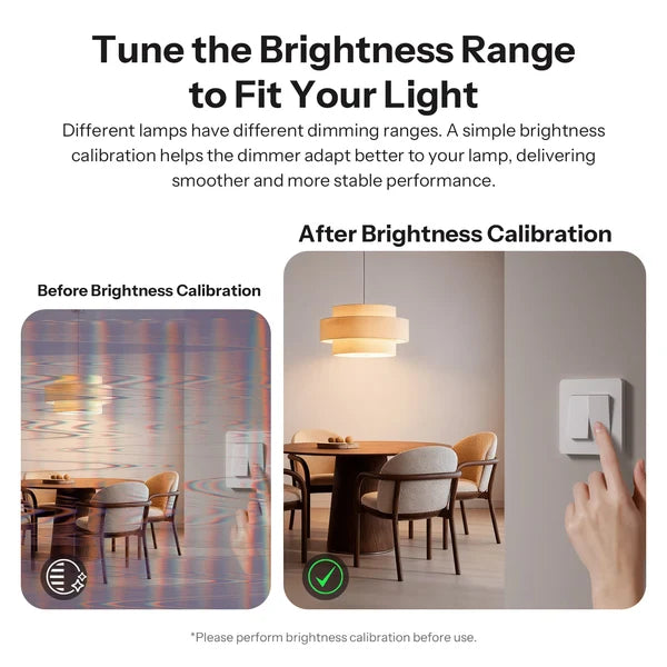 Interruptor Dimmer WiFi SONOFF MINI-DIM Matter | Atenuador Inteligente