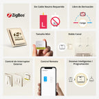 Interruptor Inteligente Zigbee SONOFF MINI DUO-L de 2 Canales | MINI-ZB2GS-L