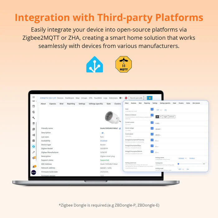 Enchufe inteligente Sonoff S60ZBTPF Zigbee