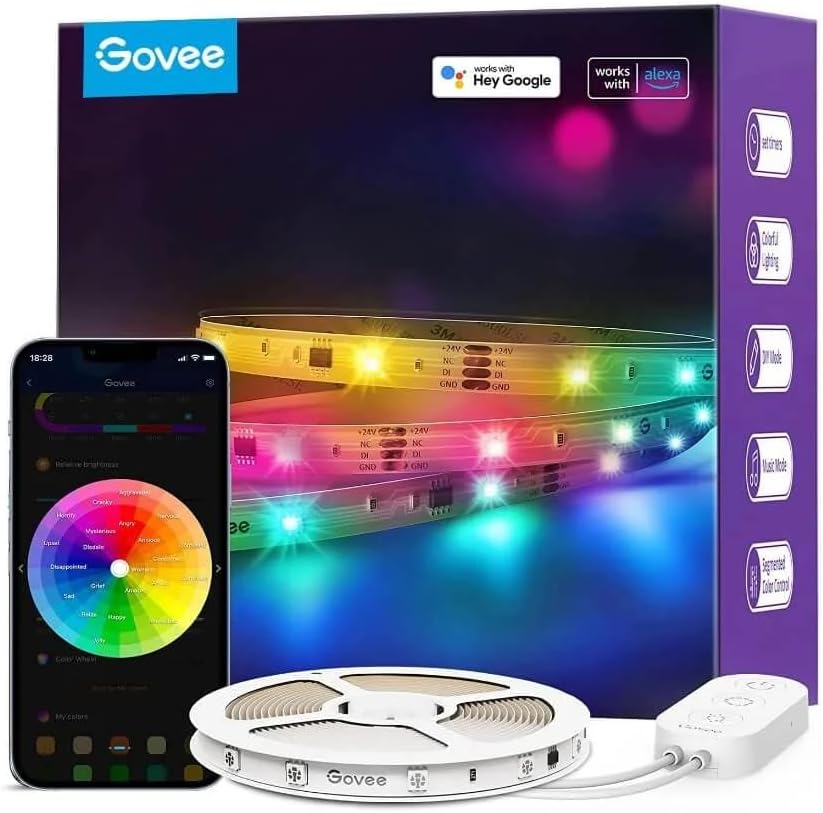 Tira de luces LED Govee RGBIC Basic Wi-Fi + Bluetooth