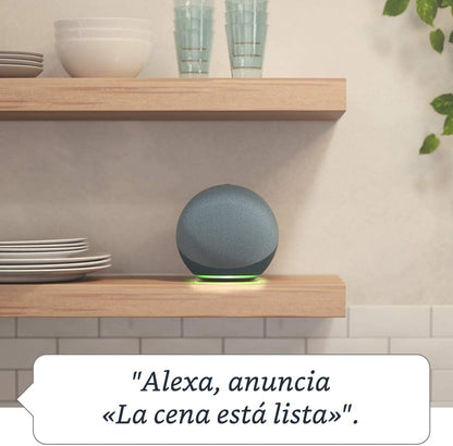 Echo (4ta Generación) | Con sonido de alta calidad, hub de smart home y Alexa