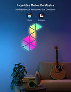 Paneles De Luz Triangulares Rgbic Govee Glide - Paquete De 10