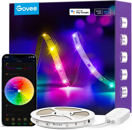 Tira de luces LED Govee RGBIC Basic Wi-Fi + Bluetooth