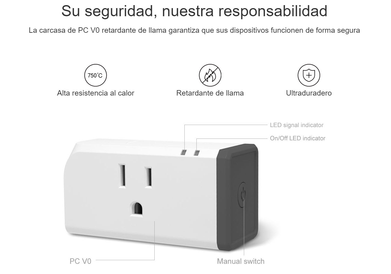 Google Home Enchufe Inteligente Zigbee SONOFF S26R2ZBTPF